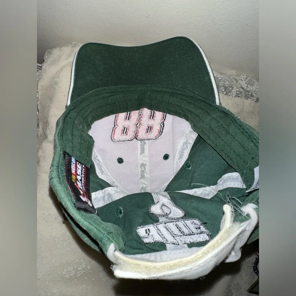 Kids Green and White Cap